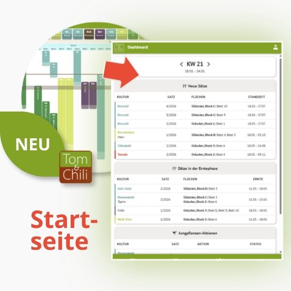 Du hast es schon bemerkt: Tom&Chili hat eine neue Startseite!